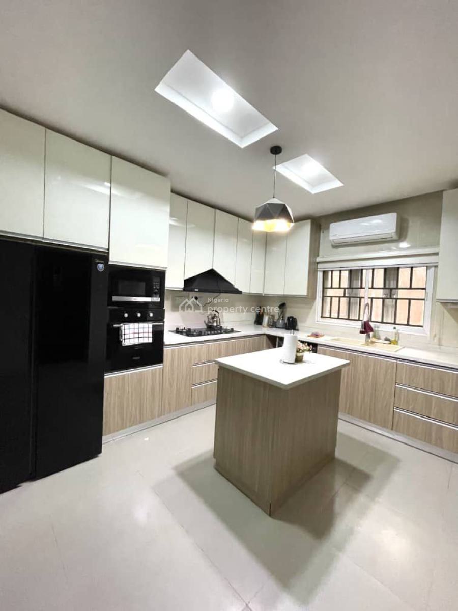 Fully Furnished 4 Bedroom Terrace Duplex with 2 Leaving Rooms, Wuye, Abuja, Terraced Duplex for Rent