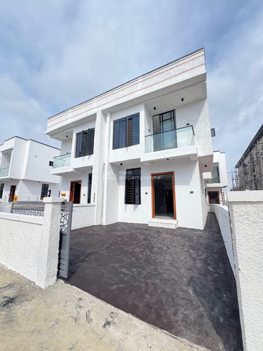 a Standard 4bedroom Semi Detached Duplex with Bq, Ikota, Lekki, Lagos, Semi-detached Duplex for Sale