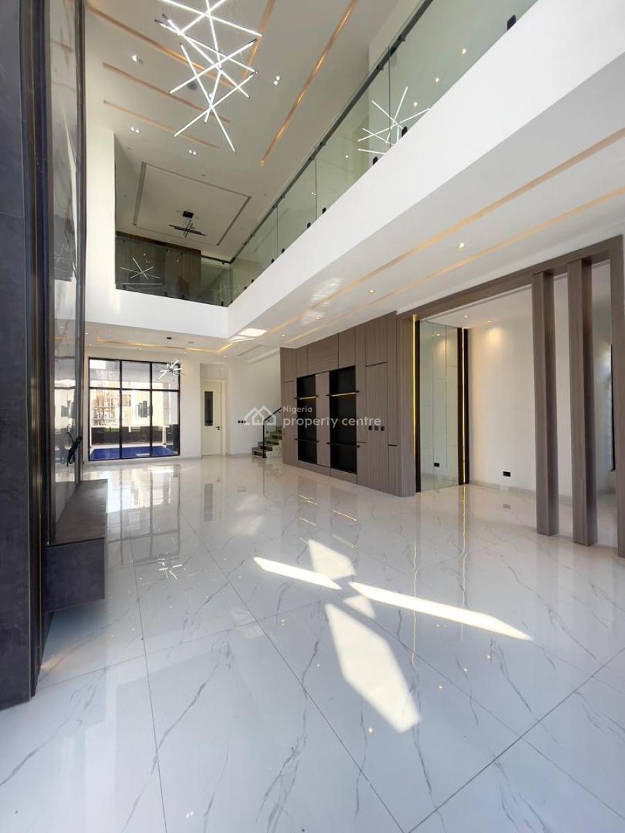Gracefully Carved 5 Bed Luxury Smart Home with Swimming Pool and Bq, Lekki County, Lekki, Lagos, House for Sale
