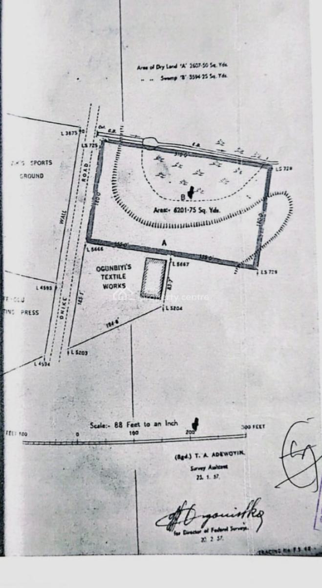 Joint Venture Development Opportunity of 6,200 Sqm of Land at Yaba, Yaba, Yaba, Lagos, Residential Land Joint Venture