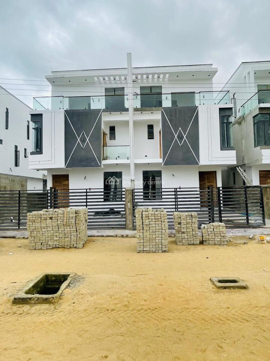 4 Bedroom Semi Detached Duplex with Bq, Chevron, Lekki, Lagos, Semi-detached Duplex for Sale