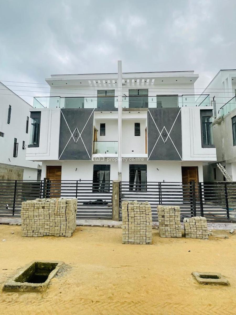 4 Bedroom Semi Detached Duplex with Bq, Chevron, Lekki, Lagos, Semi-detached Duplex for Sale