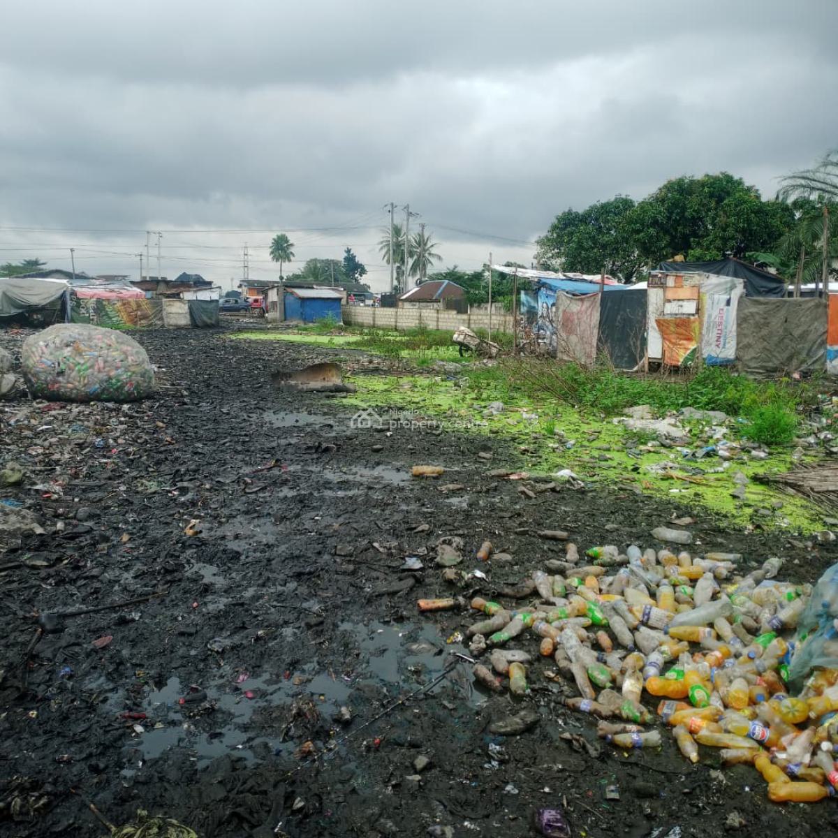 Well Located and Fenced 15 Plots of Land, Major Aba Road, Port Harcourt, Rivers, Mixed-use Land for Sale