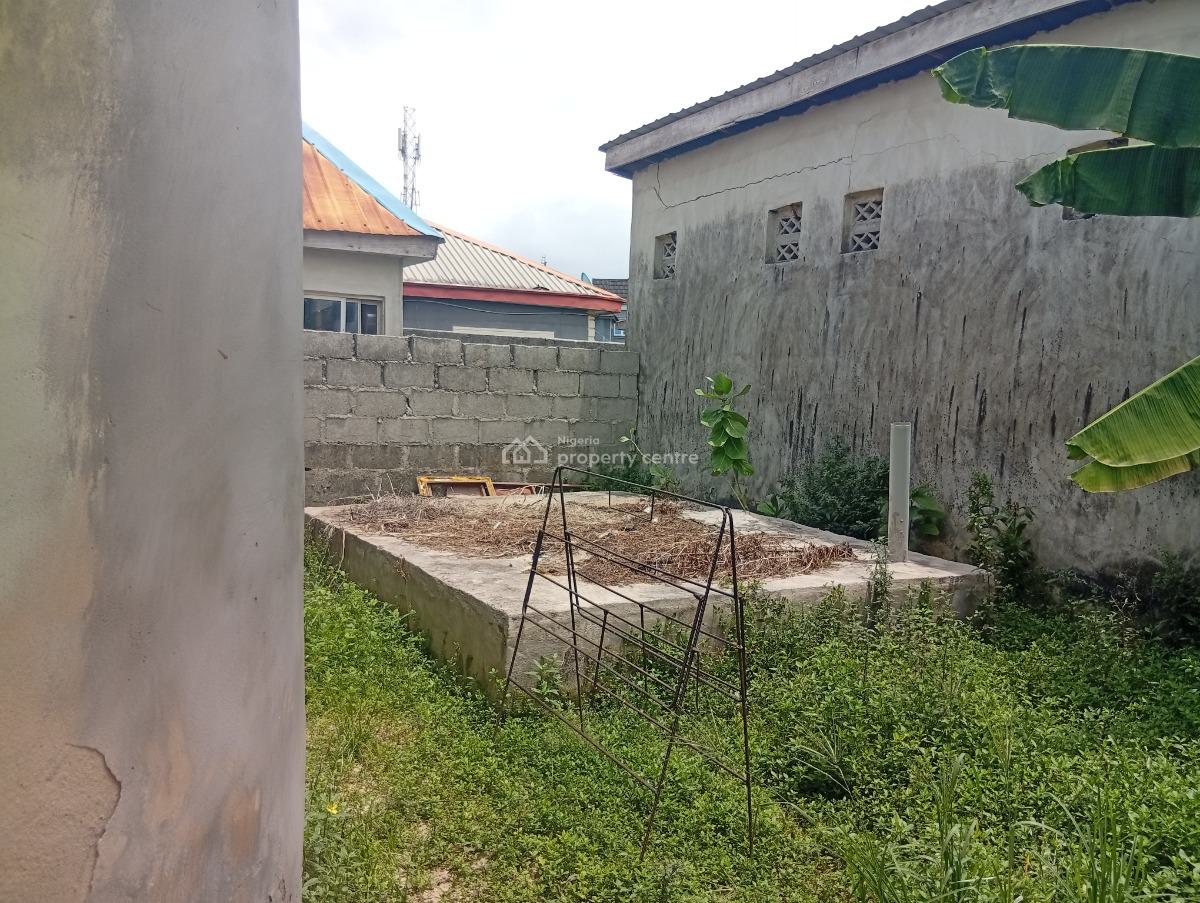 an Half Plot of Land with Old Structures of Mini Flat, Asorock, School Gate, Lakowe, Ibeju Lekki, Lagos, Residential Land for Sale