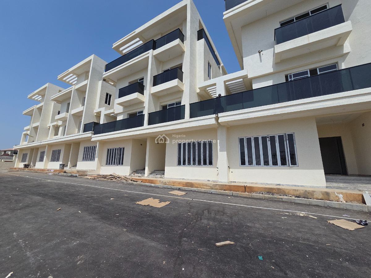 Newly Built 4-bedrooms Terrace Duplex with Bq, Katampe Extension, Katampe, Abuja, Terraced Duplex for Sale