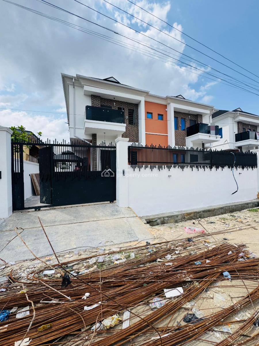 Exquisitely Built 4 Bedroom Semi Detached Duplex with a Bq, Superb 4 Bedroom Semi Detached Duplex with Modern with a Bq, Surulere, Lagos, Semi-detached Duplex for Sale