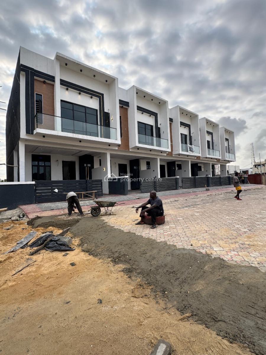 Classy 3 Bedroom Terrace Duplex with a Bq with a Private Compound, Ikota, Lekki, Lagos, Terraced Duplex for Sale