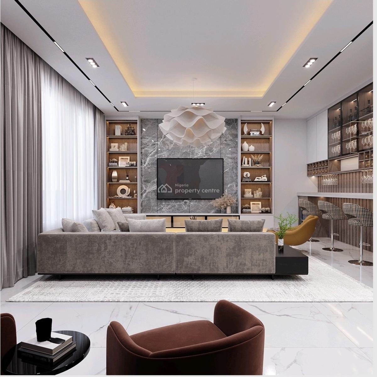 Premium 6-bedroom Detached House (85% Completed) at Linda Chalker Cres, Linda Chalker Crescent, Asokoro District, Abuja, Detached Duplex for Sale