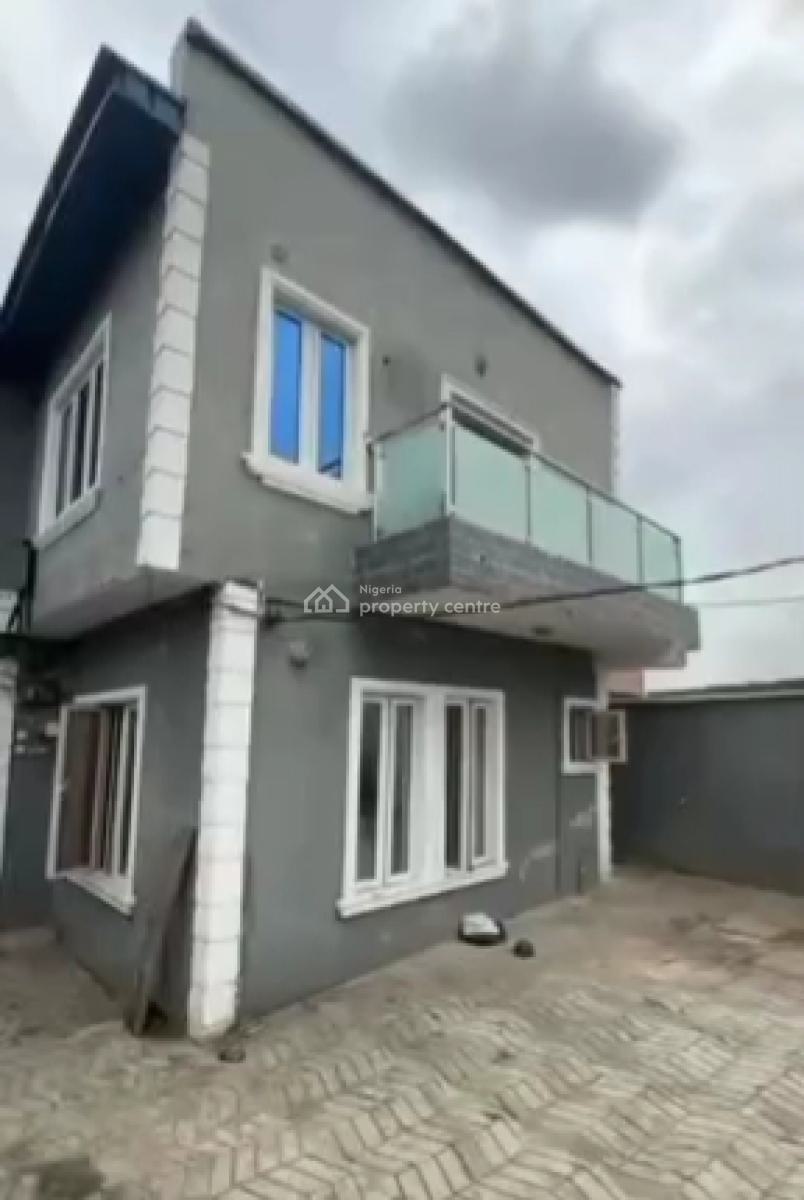4 Bedroom Duplex with Block of 2 Flats, Okeira, Ogba, Ikeja, Lagos, Block of Flats for Sale