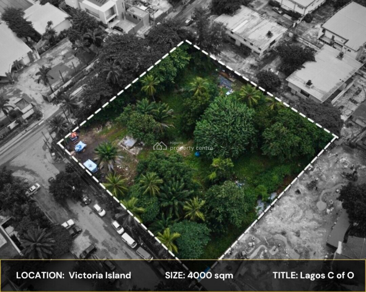 a Strategically Located 4,000sqm Corner-piece Land, Victoria Island (vi), Lagos, Mixed-use Land for Sale