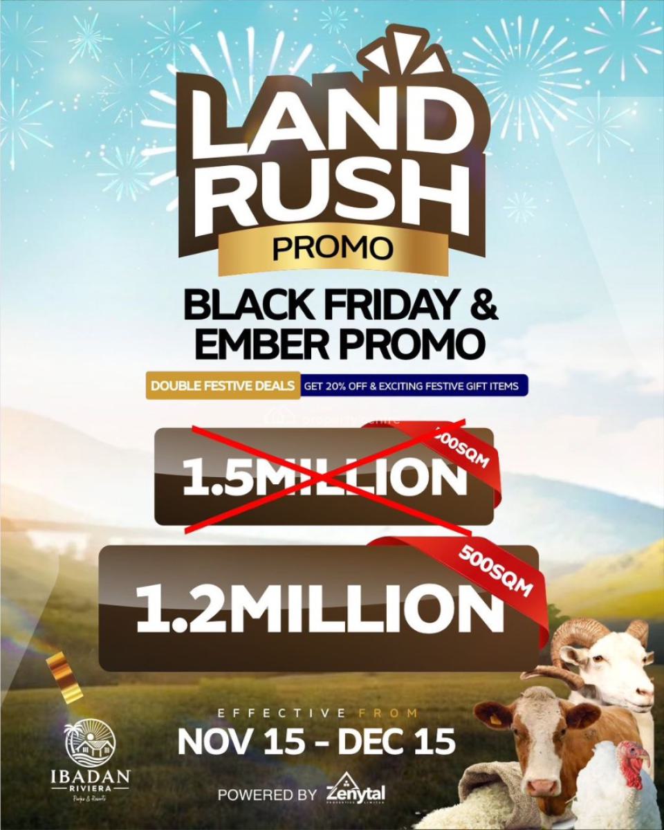 Looking for a Perfect Dry Land at a Fast Growing Location with  Title, Ibadan Riviera / Ido - Eruwa, Km 46, Ogun, Residential Land for Sale