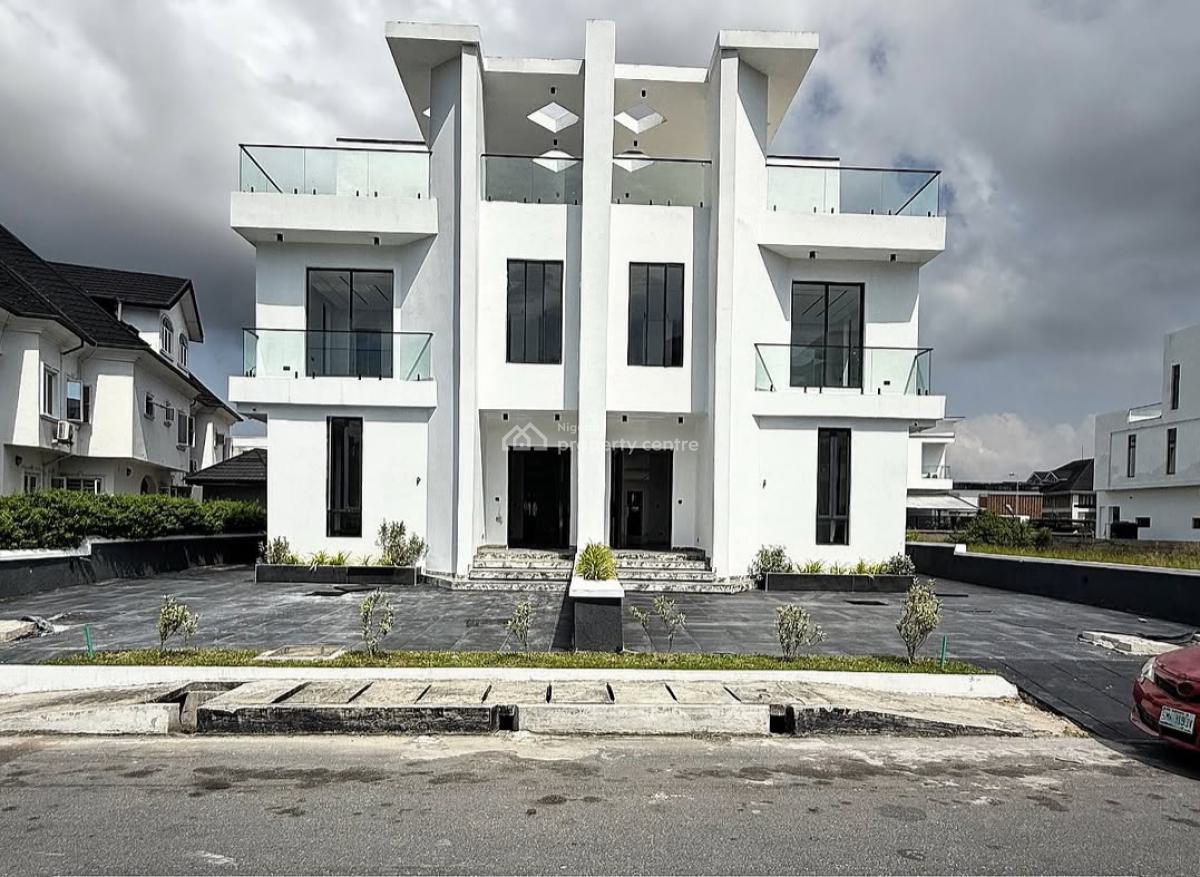Contemporary 5 Bedroom Semi Detached Duplex with Pool, Ikate, Lekki, Lagos, Semi-detached Duplex for Sale