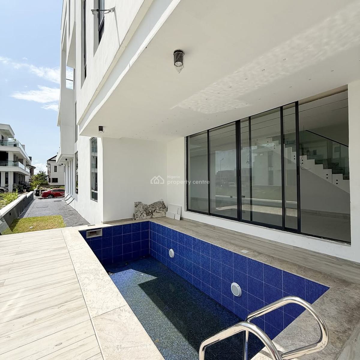 Contemporary 5 Bedroom Semi Detached Duplex with Pool, Ikate, Lekki, Lagos, Semi-detached Duplex for Sale