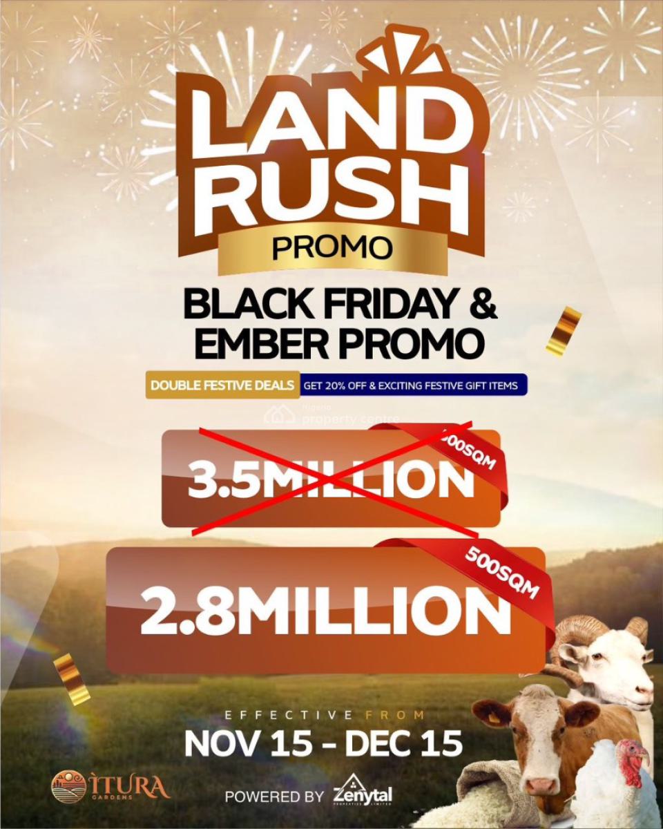 Affordable Dry Land at a Good Fast Growing Location with Title, Itura Gardens, Moniya, Ibadan, Oyo, Residential Land for Sale