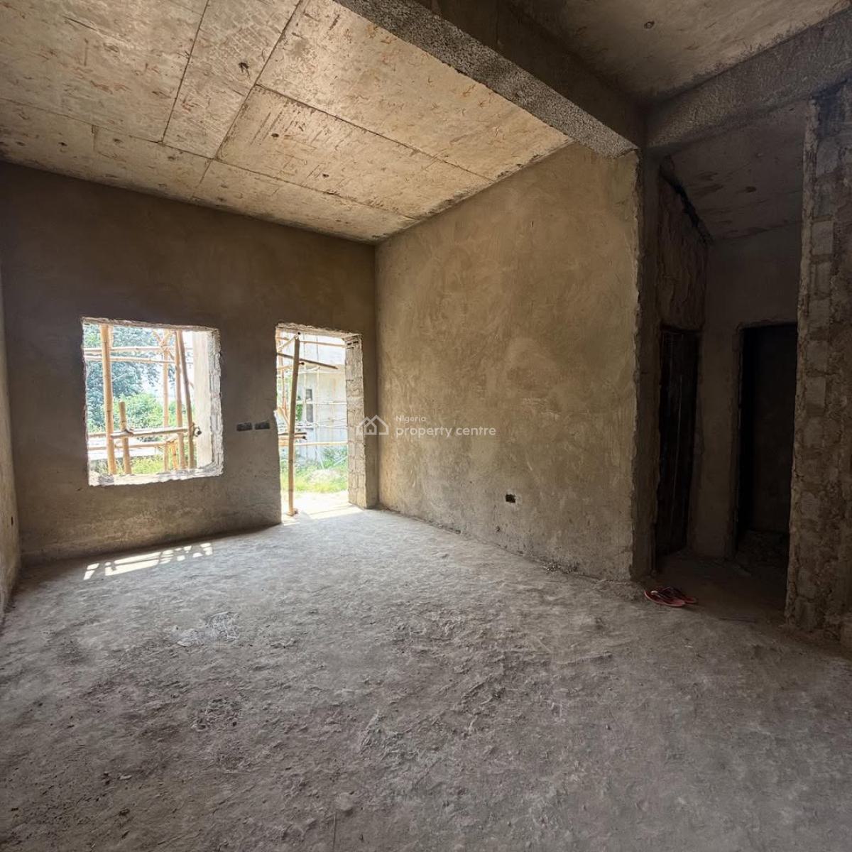 Standard 4bedroom Detached Duplex with Bq(carcass), Guzape District, Abuja, Detached Duplex for Sale