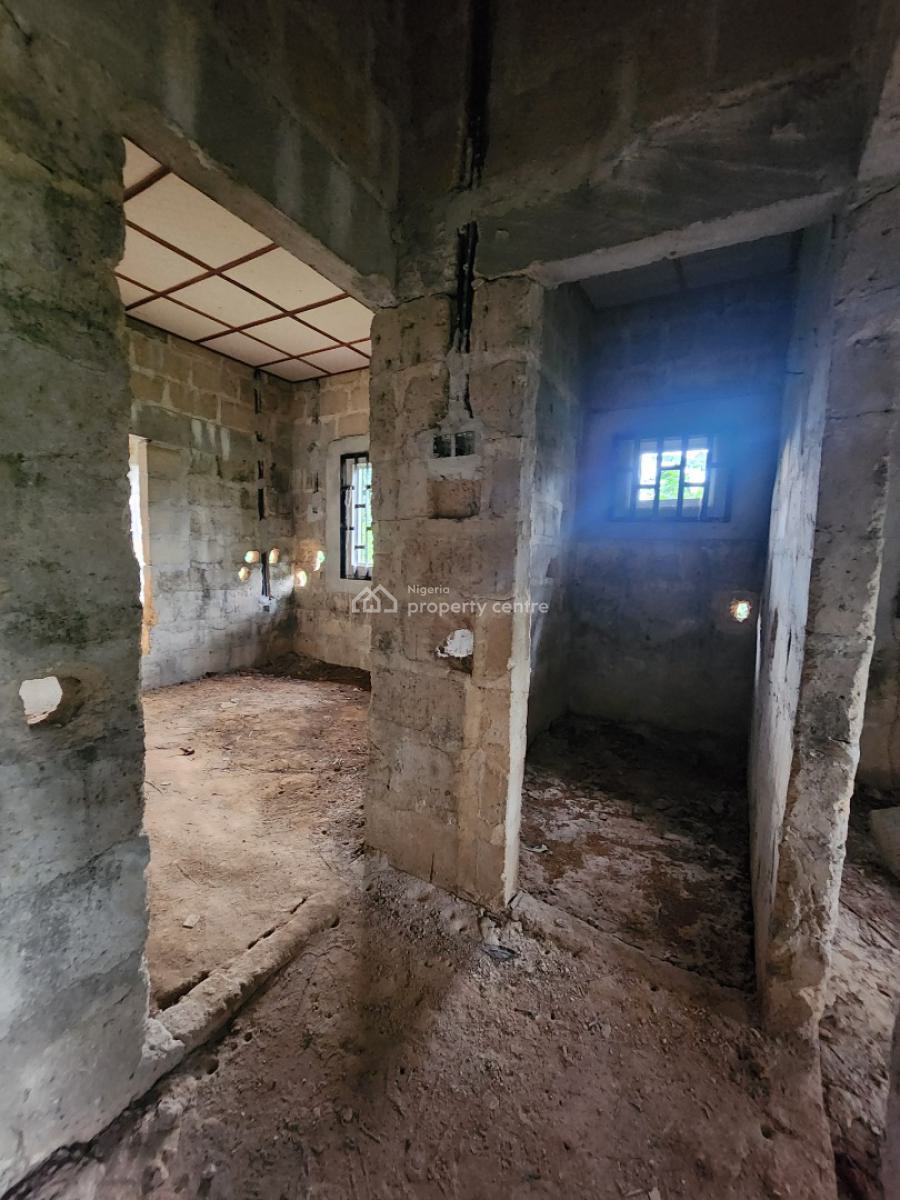 a 90% Completed Three (3) Bedroom Flat and a One (1) Bedroom Flat Bq, Off New Stadium Road By The Nigeria Prison, Ikot Ekpene, Akwa Ibom, Detached Bungalow for Sale