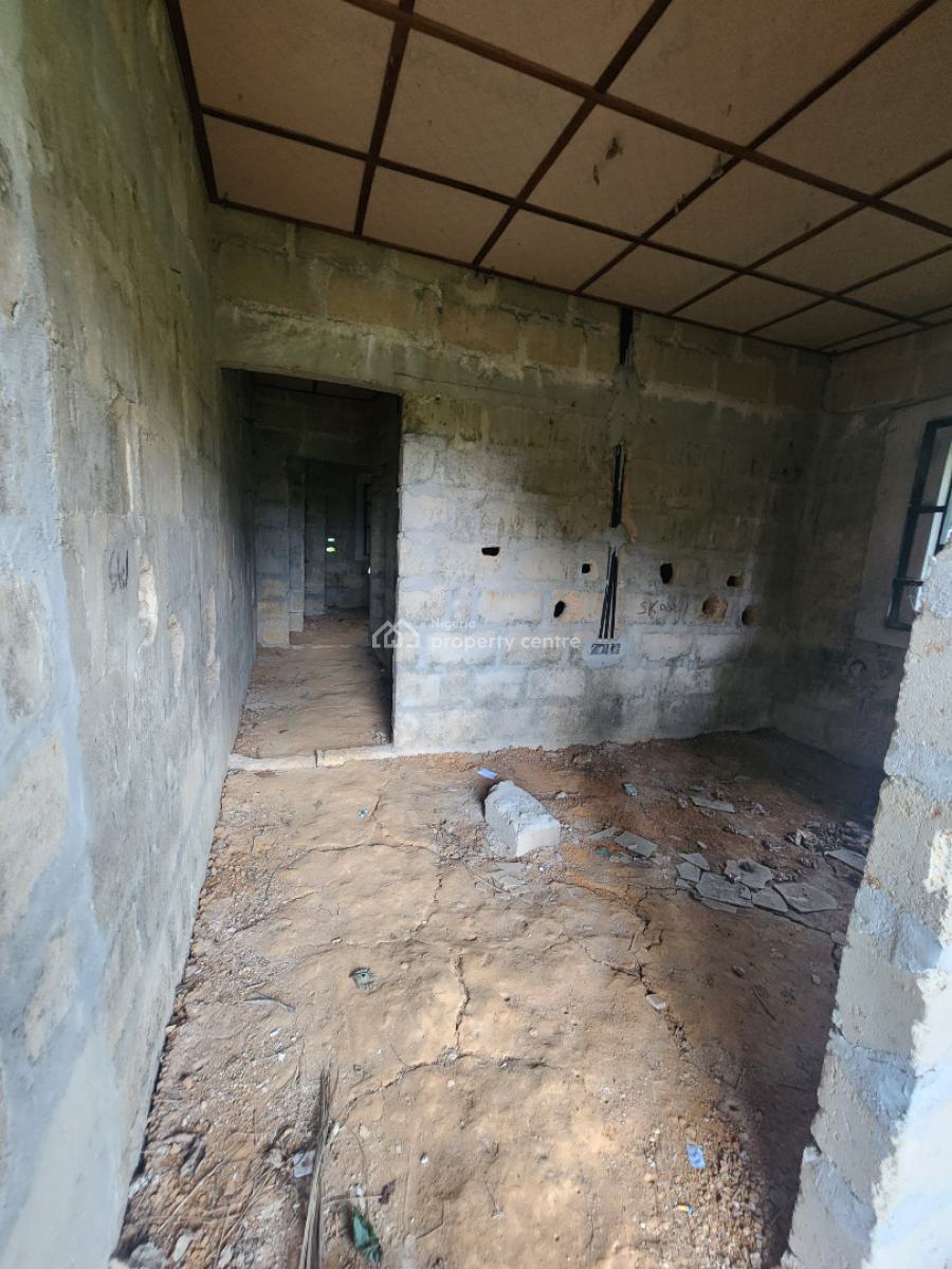 a 90% Completed Three (3) Bedroom Flat and a One (1) Bedroom Flat Bq, Off New Stadium Road By The Nigeria Prison, Ikot Ekpene, Akwa Ibom, Detached Bungalow for Sale