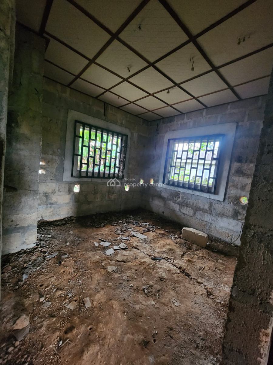 a 90% Completed Three (3) Bedroom Flat and a One (1) Bedroom Flat Bq, Off New Stadium Road By The Nigeria Prison, Ikot Ekpene, Akwa Ibom, Detached Bungalow for Sale