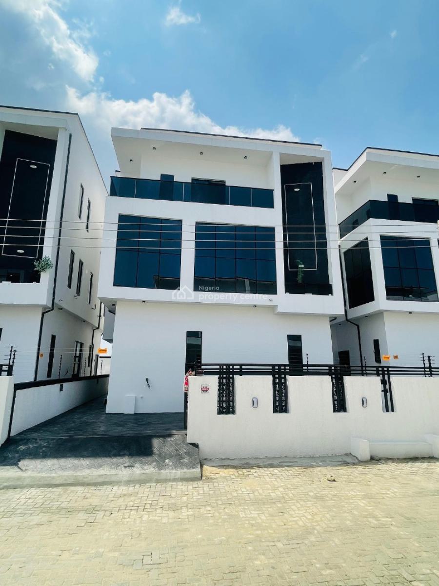 Modern 5 Bedroom Fully Detached Duplex Smart Home  with Bq, Ajah, Lagos, Detached Duplex for Sale
