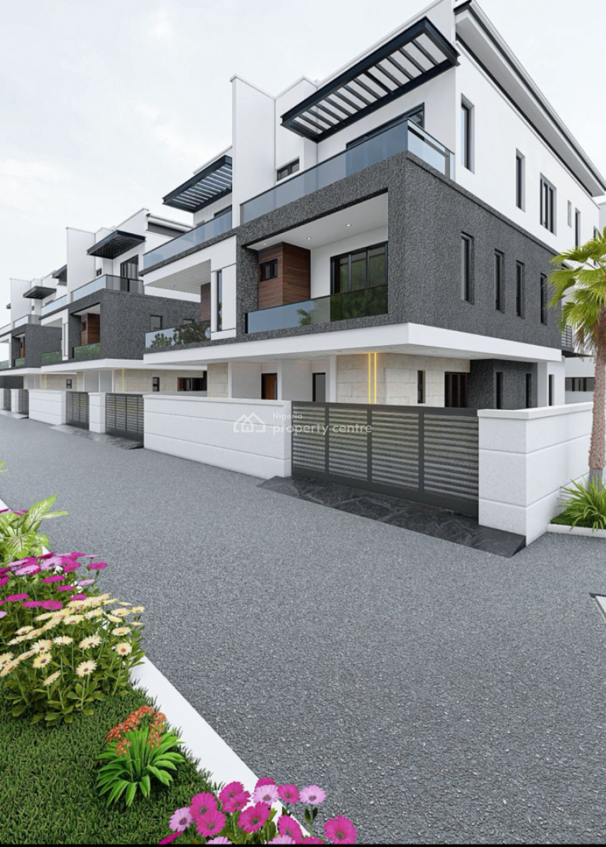 4 Bedroom Semi Detached Duplex, Chevron Drive Close to Hampton Lake Estate, Lekki, Lagos, House for Sale