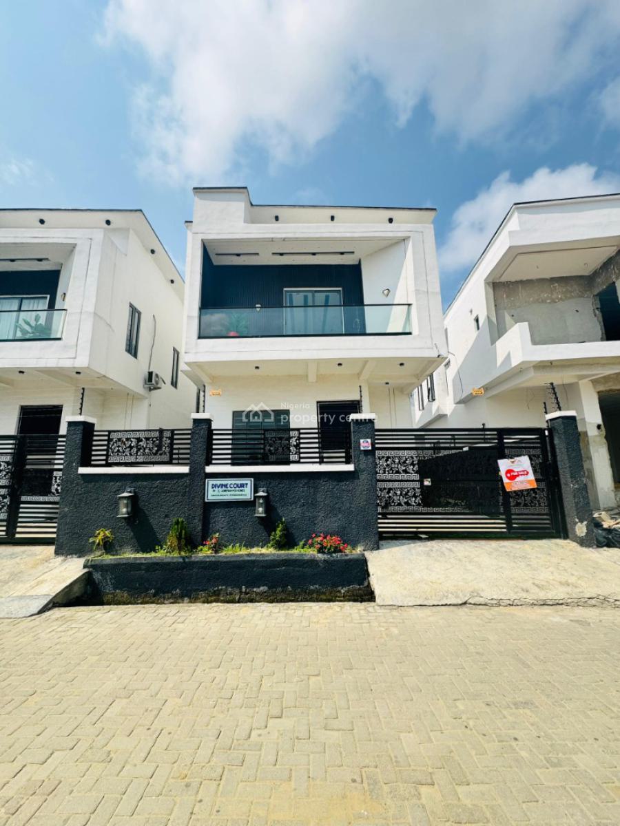 4 Bedrooms Fully Detached Duplex with Bq. Gov. Consent, Lekki Palm City Estate, Off Addo Road, Ajah, Lagos, Detached Duplex for Sale