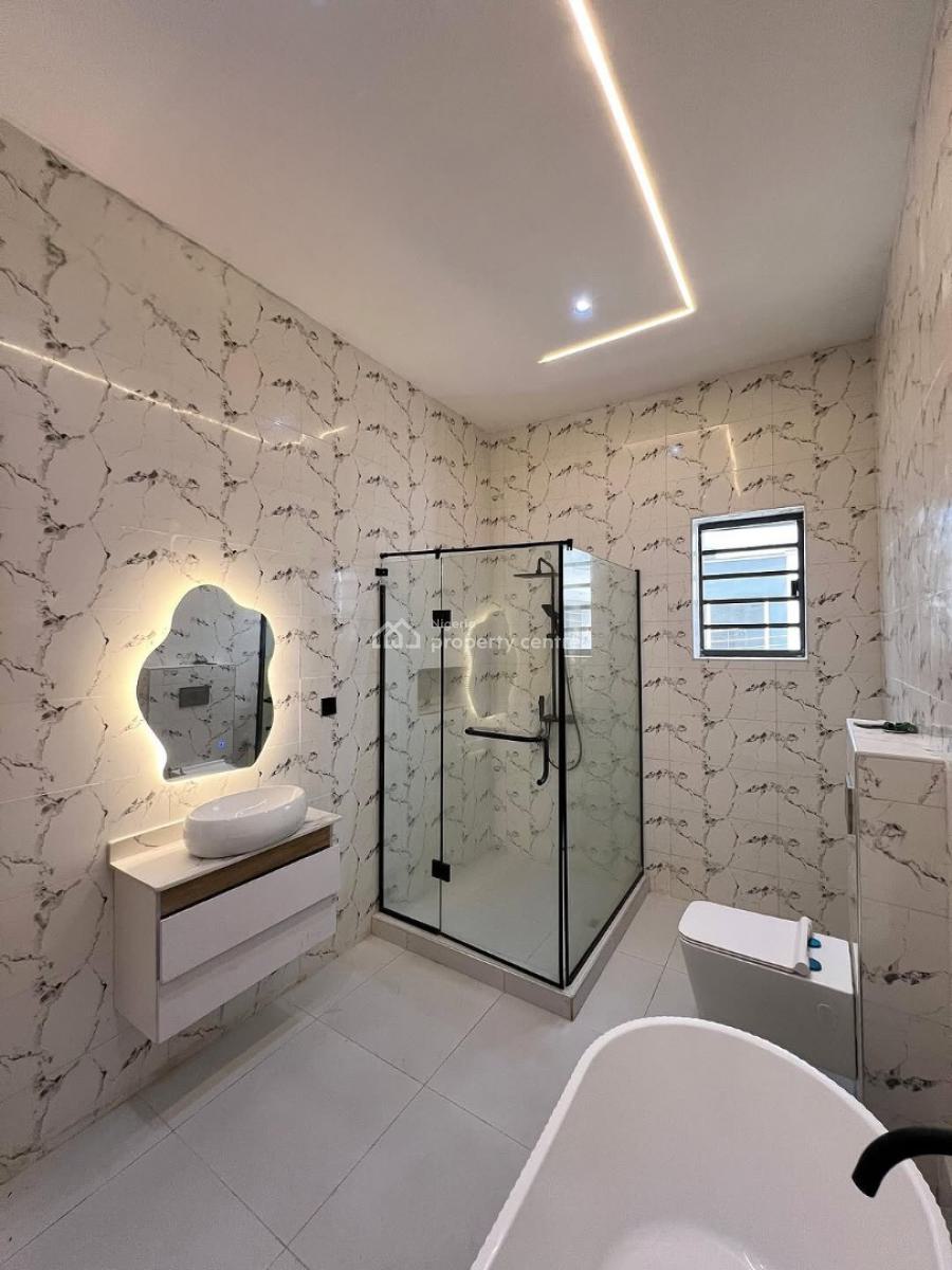 4 Bedrooms Semi Detached Duplex with Bq.  Governors Consent, Lekki Palm City Estate, Off Addo Roadlekki Palm City Estate Is a Water, Ajah, Lagos, Semi-detached Duplex for Sale