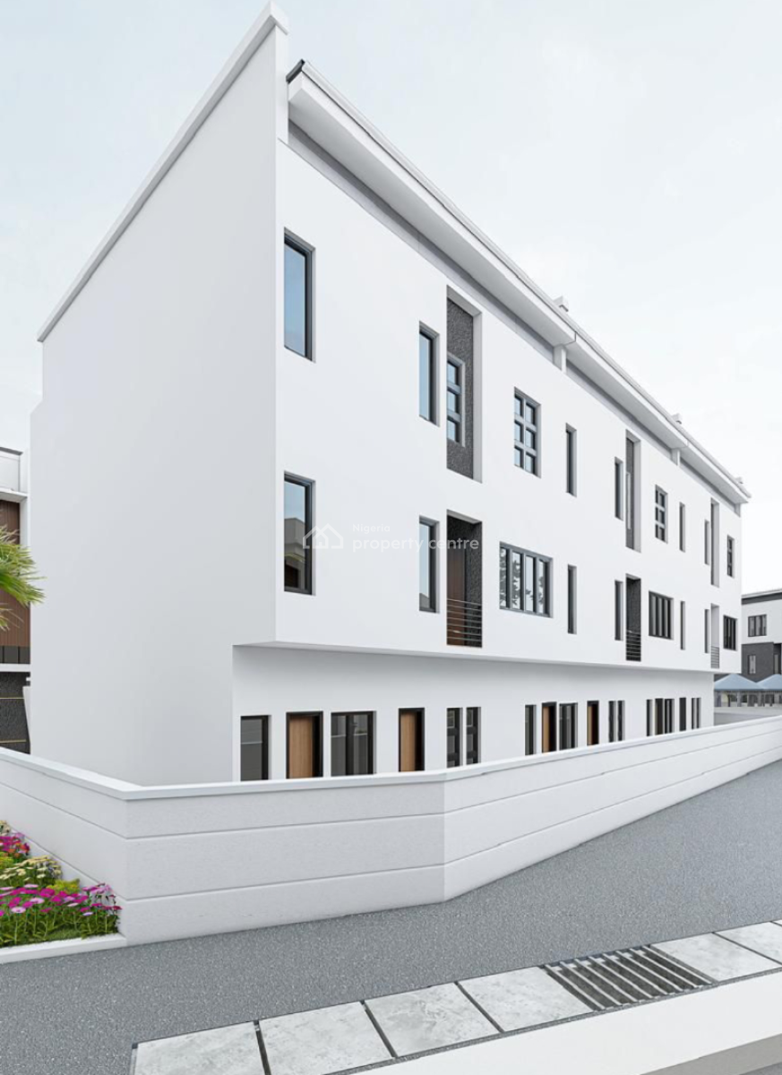 4 Bedroom Terrace Duplex, Chevron Drive Close to Hampton Lake Estate, Lekki, Lagos, Terraced Duplex for Sale