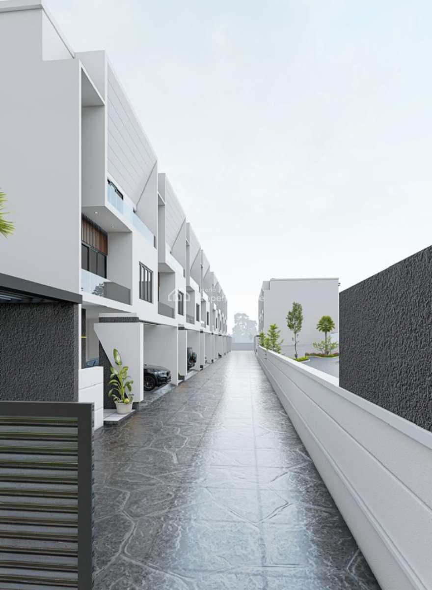4 Bedroom Terrace Duplex, Chevron Drive Close to Hampton Lake Estate, Lekki, Lagos, Terraced Duplex for Sale