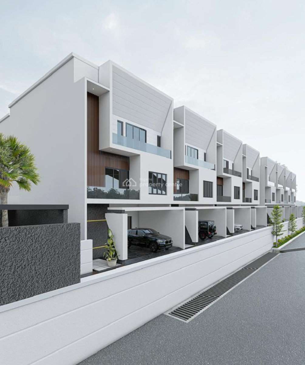4 Bedroom Terrace Duplex, Chevron Drive Close to Hampton Lake Estate, Lekki, Lagos, Terraced Duplex for Sale