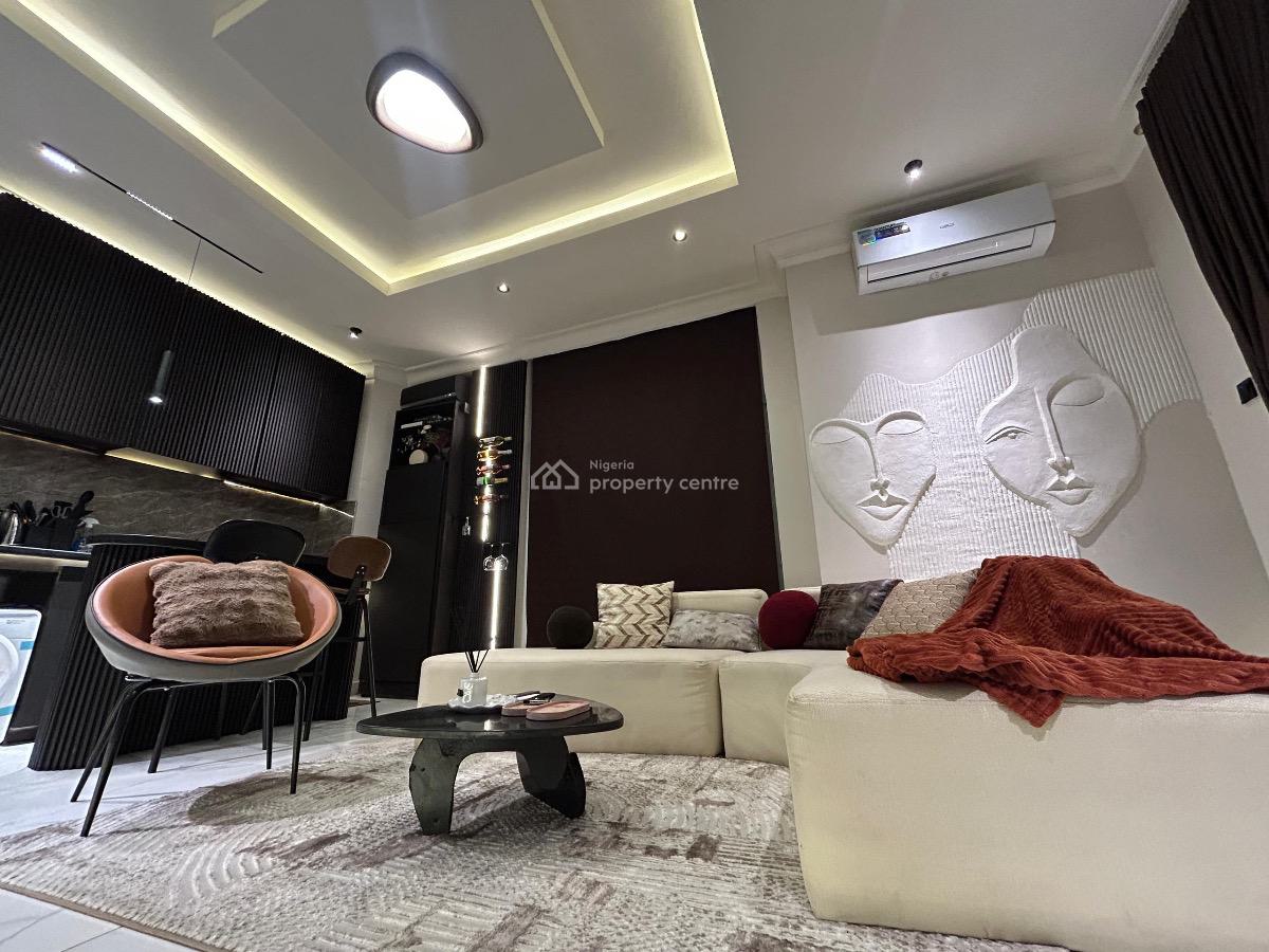 Luxury One Bedroom Apartment with Gym, Pool, Elevator and Rooftop Loun, Phase 1, Lekki, Lagos, Mini Flat (room and Parlour) Short Let