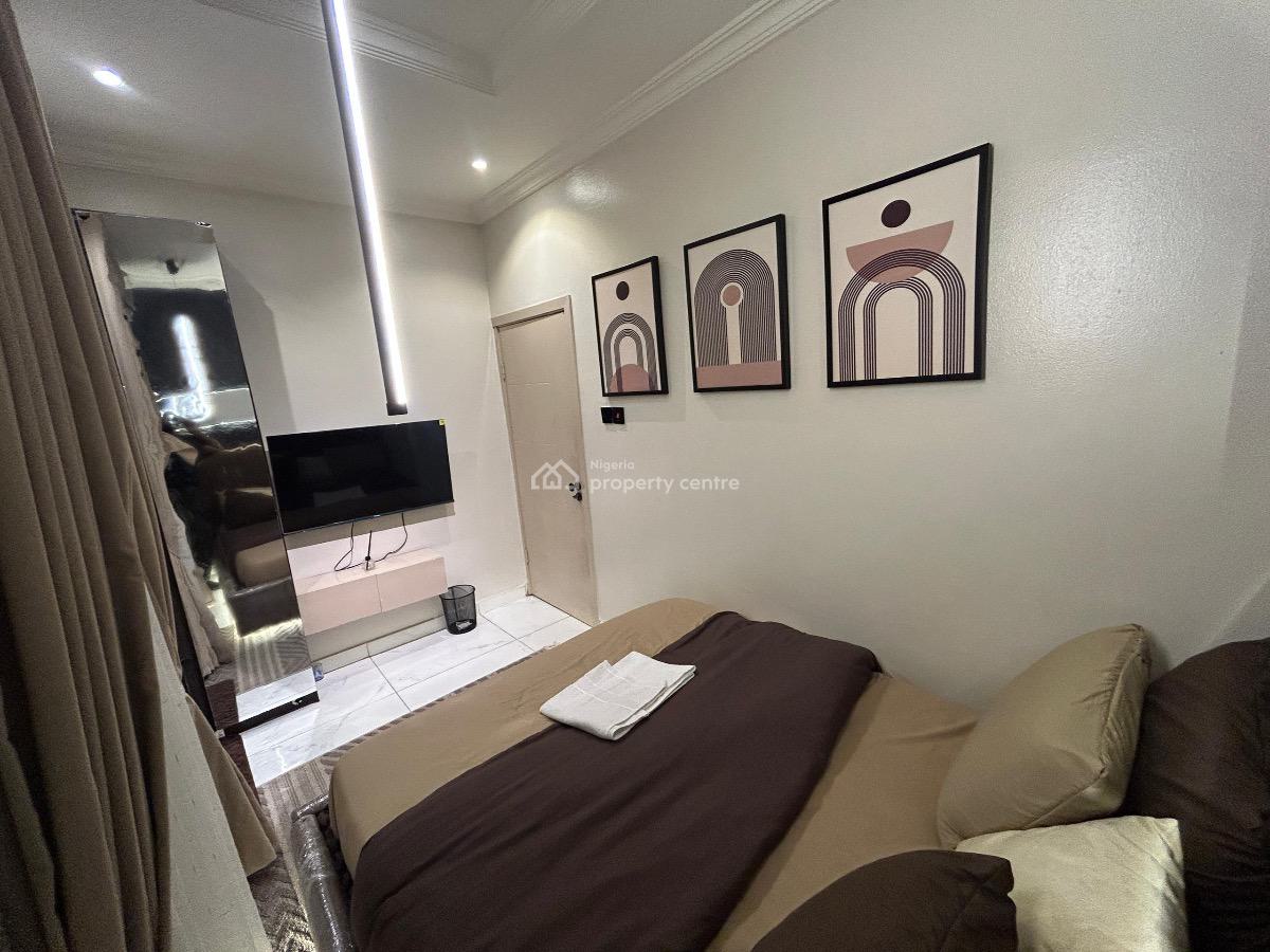 Luxury One Bedroom Apartment with Gym, Pool, Elevator and Rooftop Loun, Phase 1, Lekki, Lagos, Mini Flat (room and Parlour) Short Let