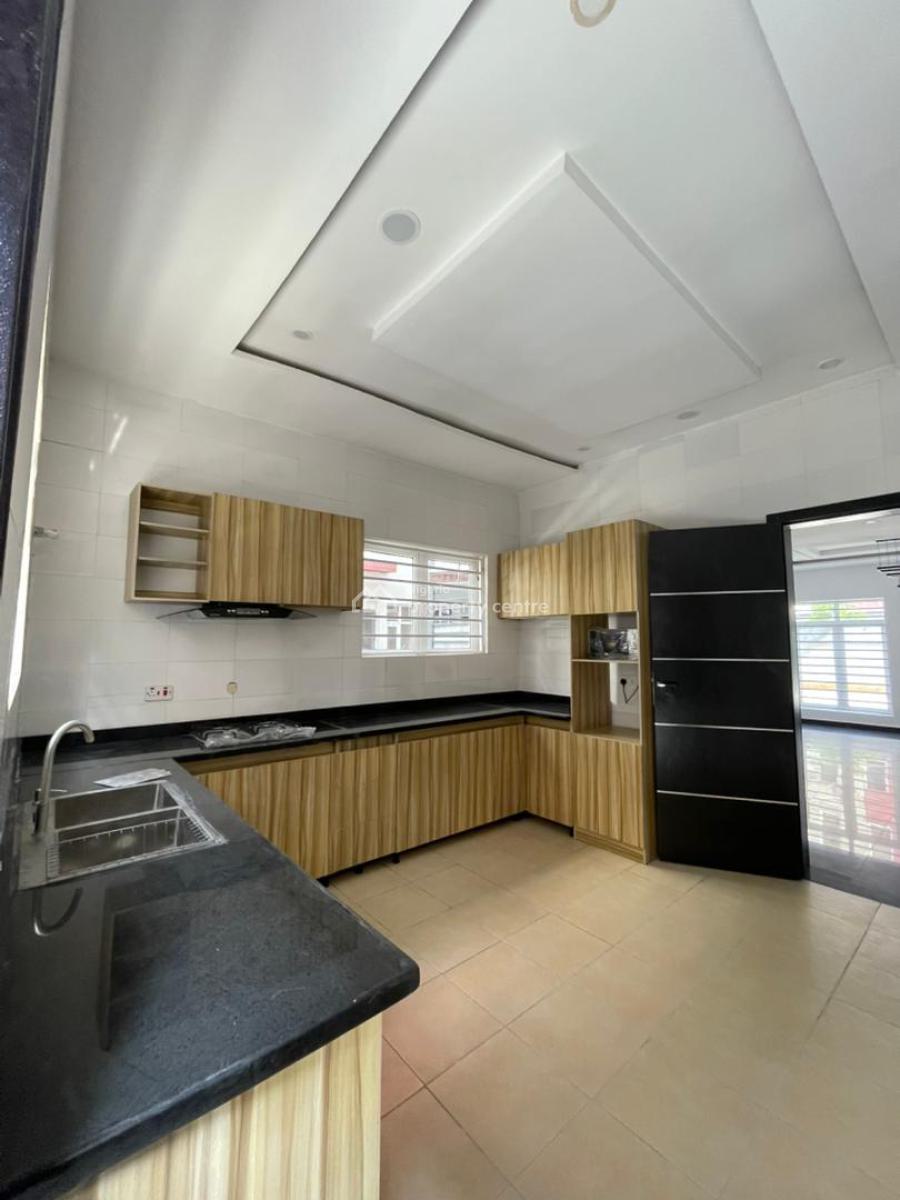 Fully Serviced 4 Bedroom Semidetached House with a Room Bq, Fitted Kit, Vintage Park 2 Estate , Osapa, Lekki Lagos, Osapa, Lekki, Lagos, Semi-detached Duplex for Rent