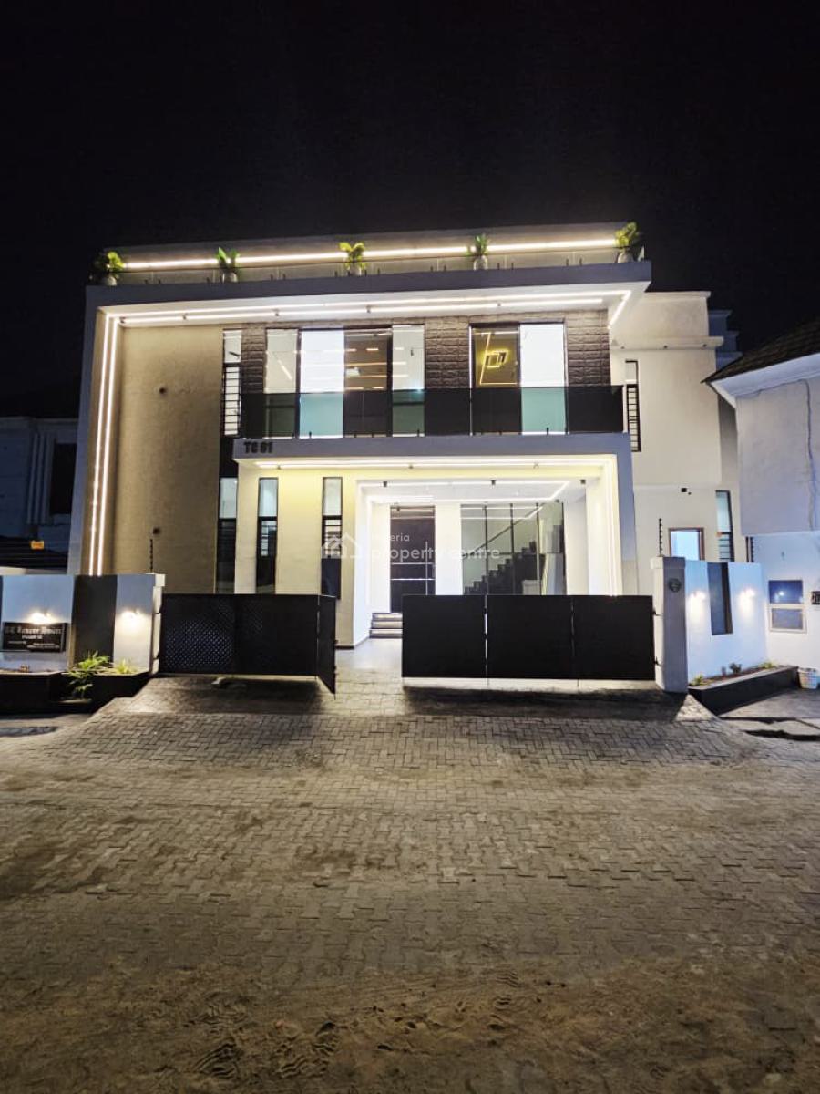 5 Bedroom Fully Detached Duplex with Bq, Lekki Palm City Estate, Addo Road, Lekki, Lagos, Detached Duplex for Sale