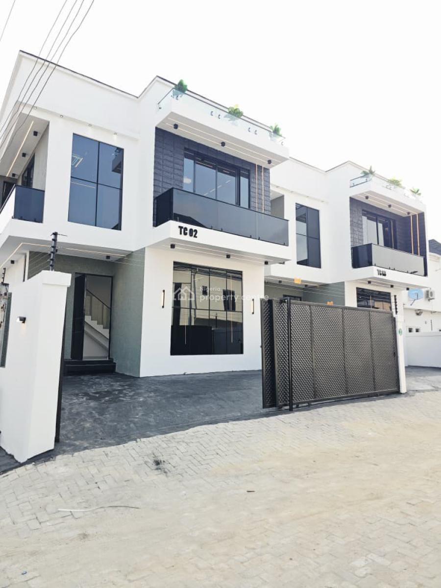 5 Bedroom Fully Detached Duplex with Bq, Lekki Palm City Estate, Addo Road, Lekki, Lagos, Detached Duplex for Sale