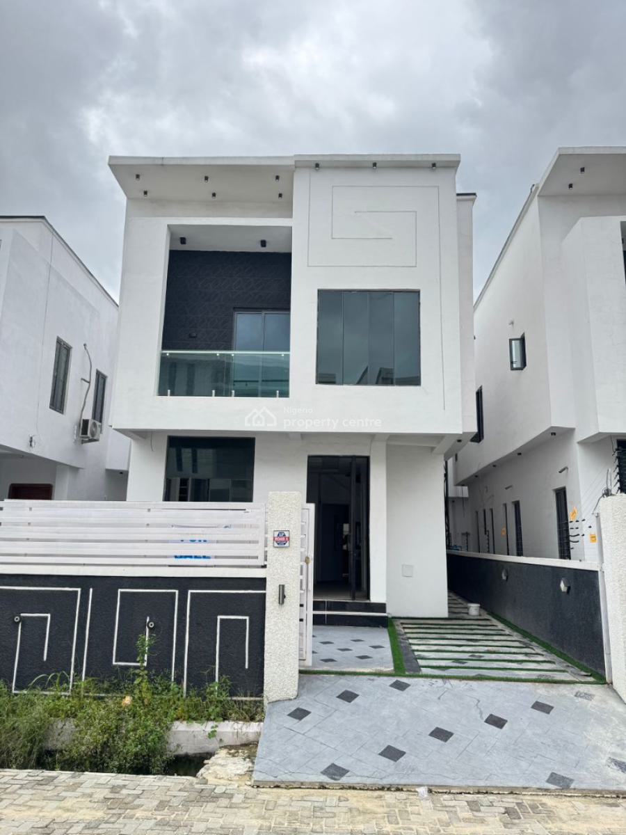 4 Bedroom Fully Detached Duplex with Bq -  Governors Consent, Lekki Palm City Estate, Off Addo Road, Ajah, Lagos, Detached Duplex for Sale