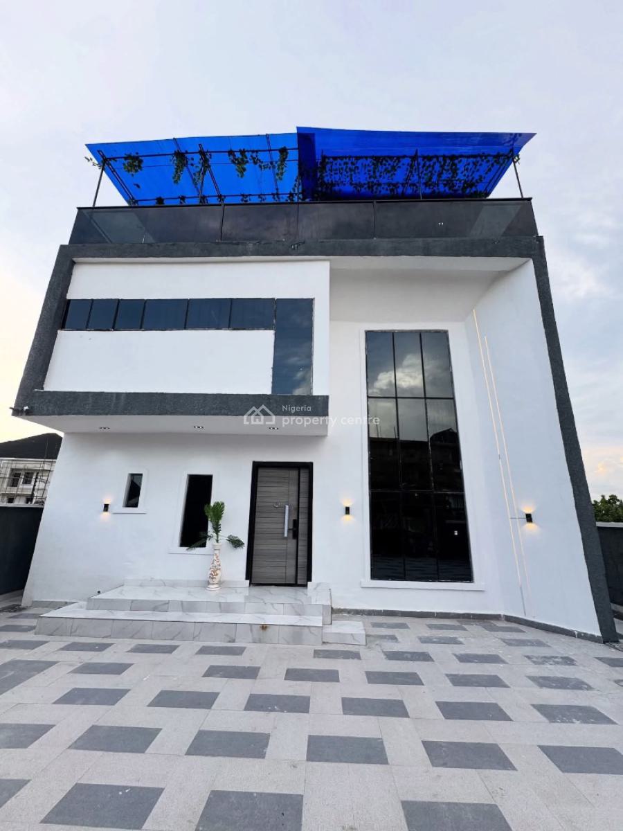 Brand New 4 Bedroom Duplex with Cinema & Rooftop Terrace, Agip Estate, Port Harcourt, Rivers, Detached Duplex for Sale