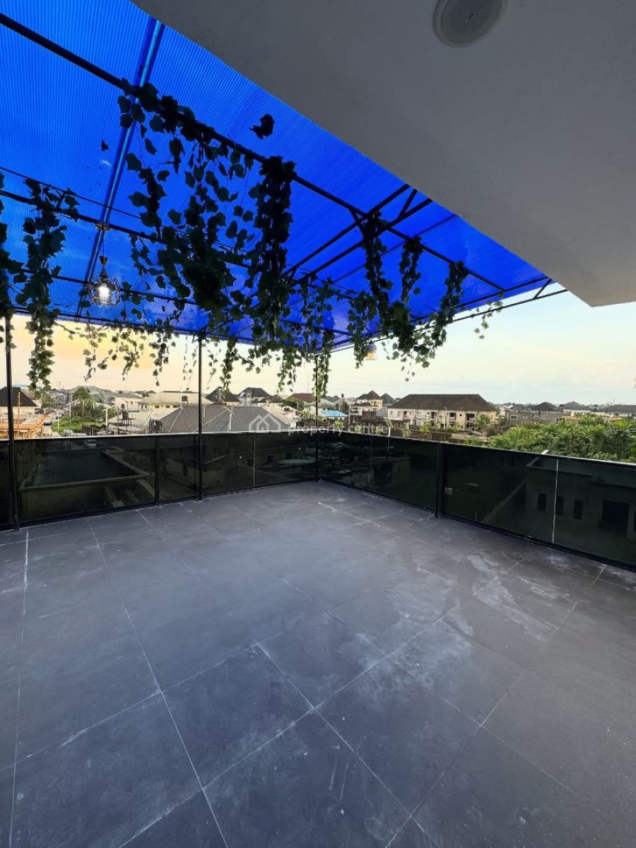 Brand New 4 Bedroom Duplex with Cinema & Rooftop Terrace, Agip Estate, Port Harcourt, Rivers, Detached Duplex for Sale