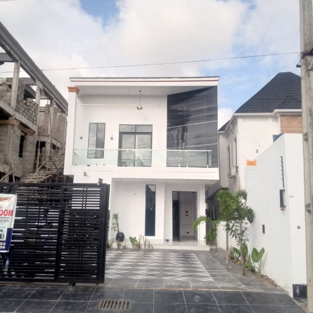 Luxury 5 Bedroom Detached Duplex with a Bq and Swimming Pool, Ajah, Lagos, Detached Duplex for Sale