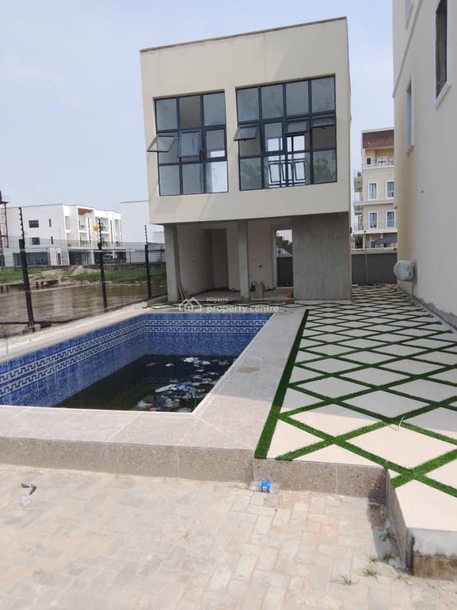 Brand Newly Built Luxury Serviced Lagoon View 5bedrooms Terrace Duplex, Off Admiralty, Lekki Phase 1, Lekki, Lagos, Terraced Duplex for Rent