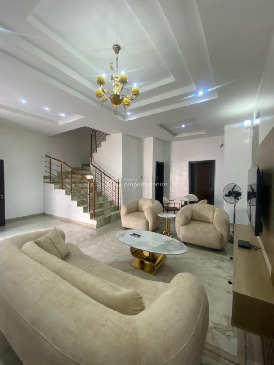 Tastefully Furnished 4 Bedroom Terrace Duplex, Orchid Road Eleganza Bustop Lekki Lagos, Lekki Phase 2, Lekki, Lagos, Terraced Duplex for Rent