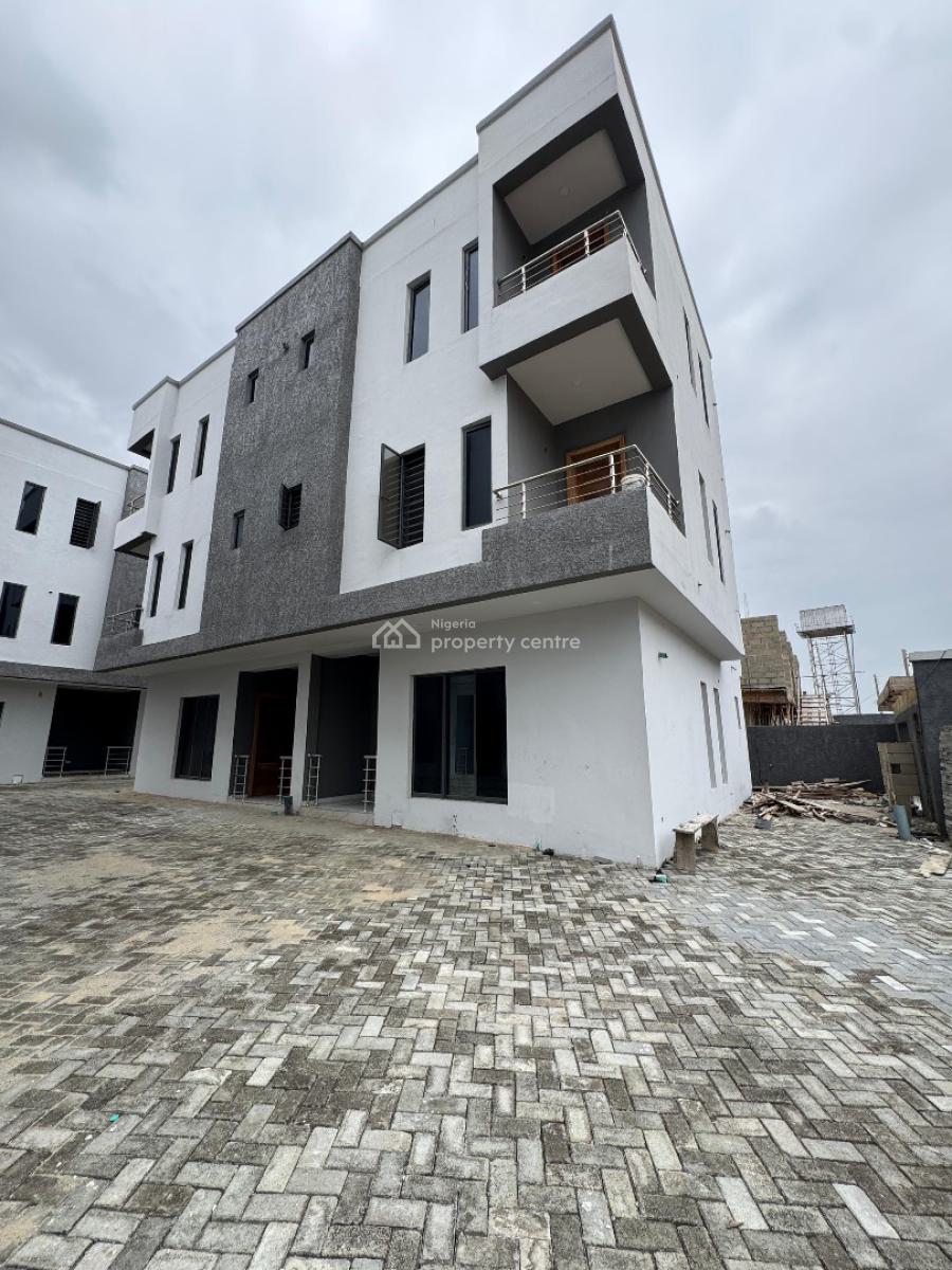 Serviced   4 Bedroom Semi-detached Duplex  with a Bq, Ikota, Lekki, Lagos, Semi-detached Duplex for Sale