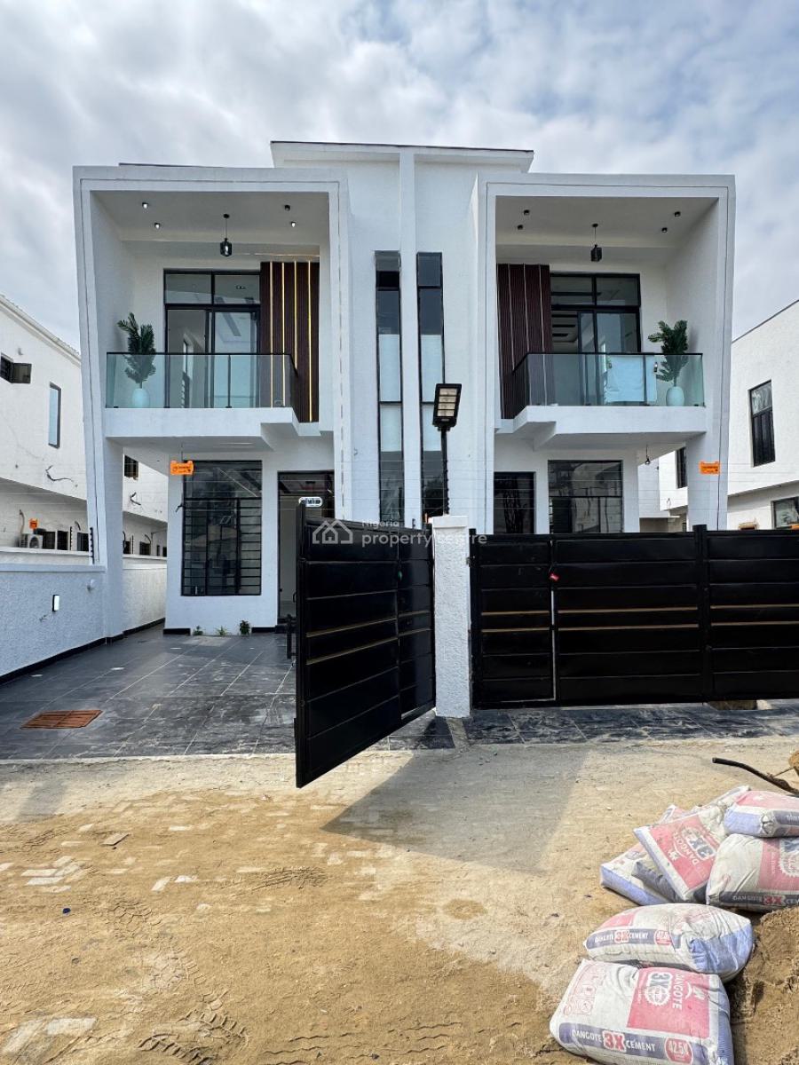 4 Bedroom Semi-detached Duplex with a Bq, Ikota, Lekki, Lagos, Semi-detached Duplex for Sale