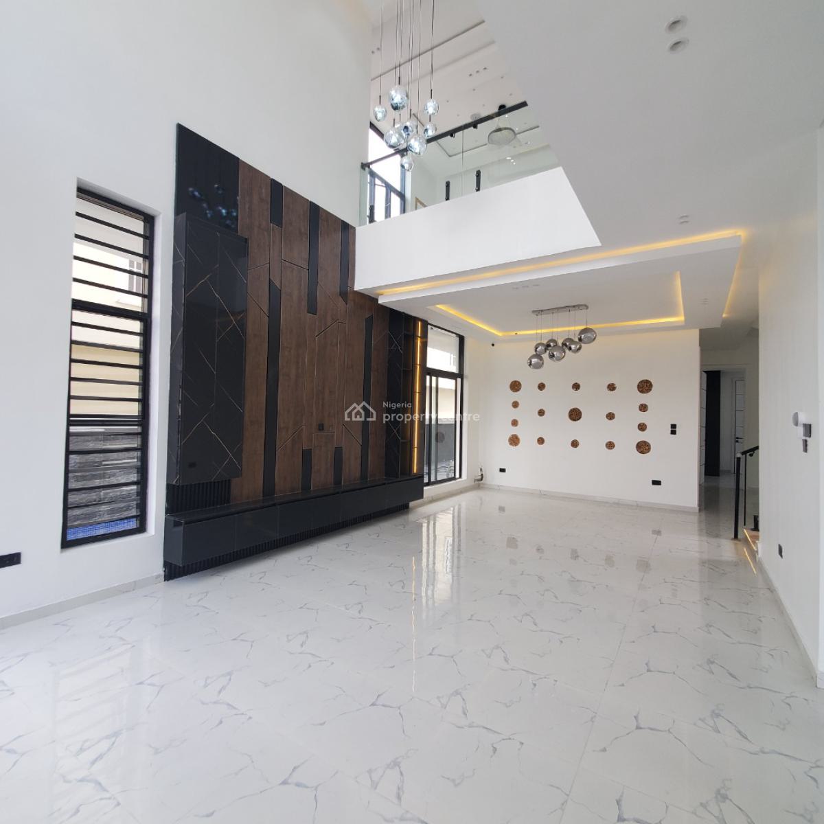 Beautiful 5 Bedroom Duplex with a Bq, Pool, Gym, Cinema, Ikota, Lekki, Lagos, House for Sale