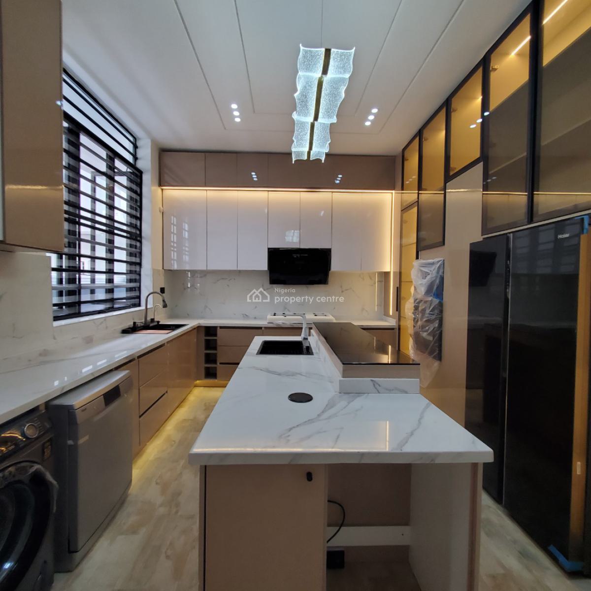 Beautiful 5 Bedroom Duplex with a Bq, Pool, Gym, Cinema, Ikota, Lekki, Lagos, House for Sale