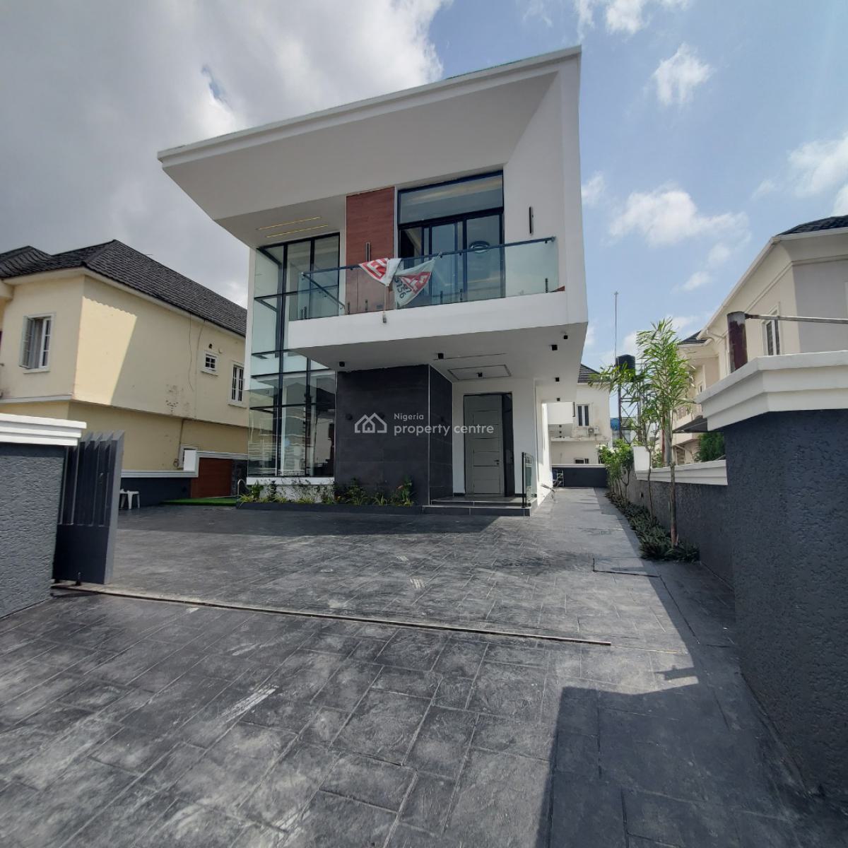 Beautiful 5 Bedroom Duplex with a Bq, Pool, Gym, Cinema, Ikota, Lekki, Lagos, House for Sale