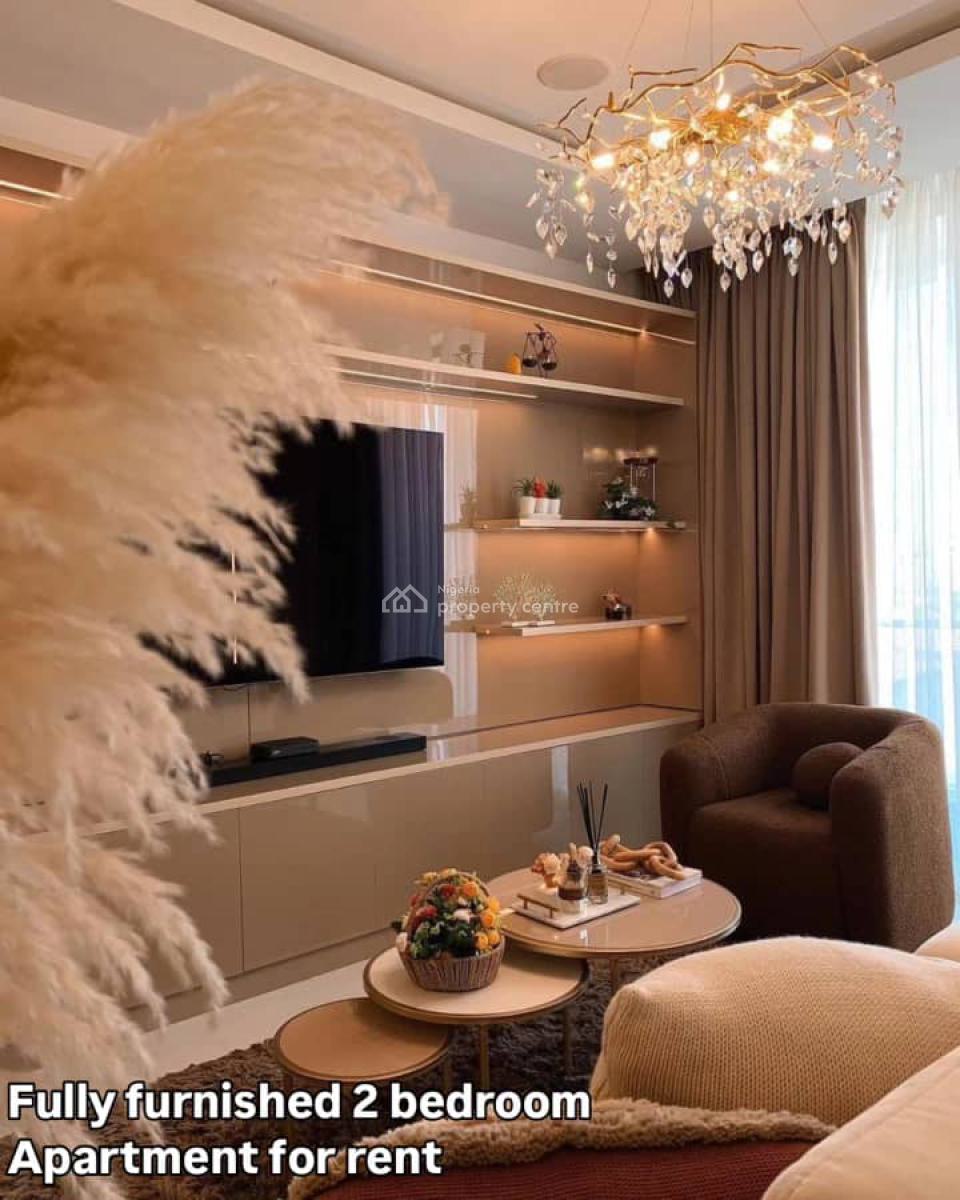 Fully Furnished 2 Bedroom Flat Upstairs, Platinum Way Ikate, Lekki, Lagos, Flat / Apartment for Rent