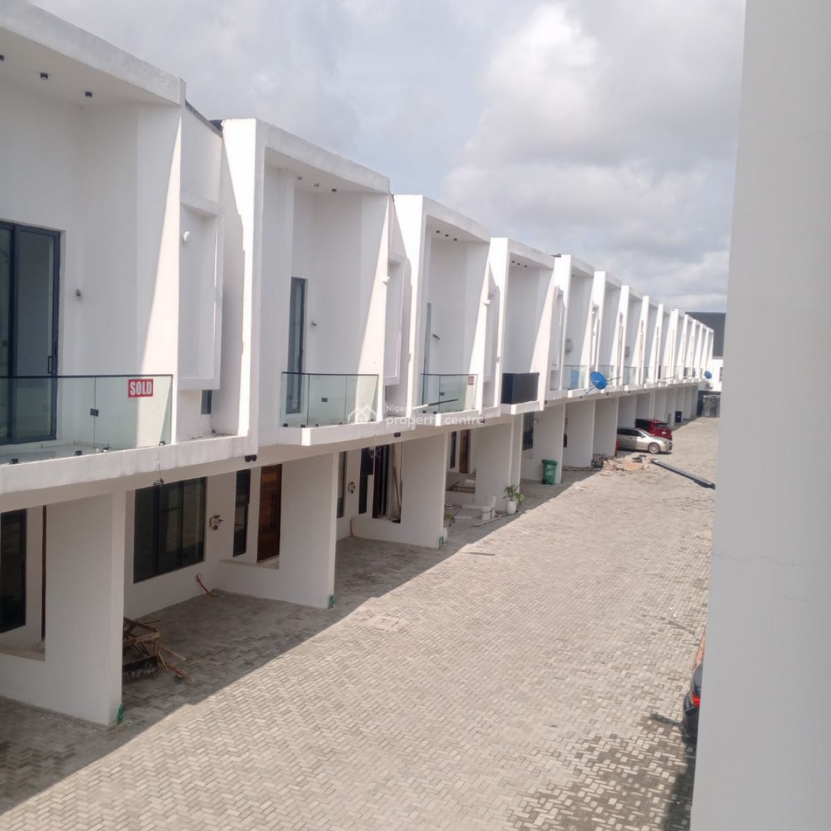 4 Bedroom Terraced Duplex in a Court with a Gym and S, Harris Drive, Vgc, Lekki, Lagos, Terraced Duplex for Sale