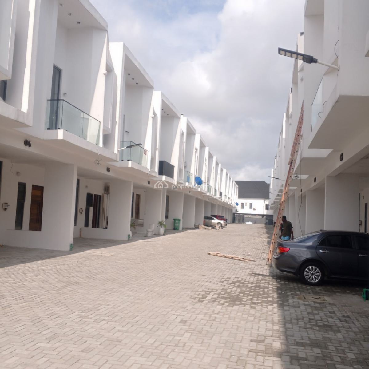 4 Bedroom Terraced Duplex in a Court with a Gym and S, Harris Drive, Vgc, Lekki, Lagos, Terraced Duplex for Sale