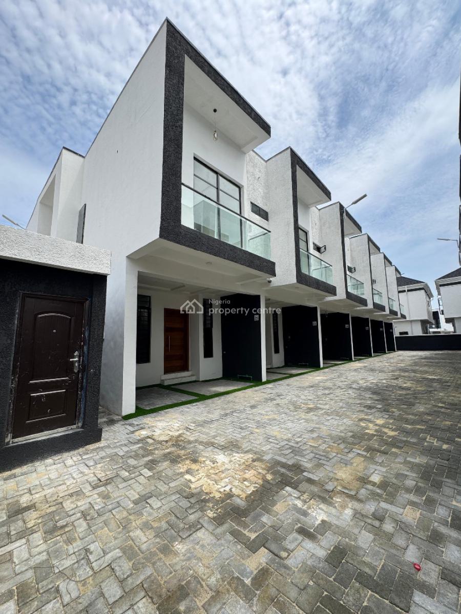 Classy Spacious 3 Bedroom Duplex in a Well Secured Location, Ikota, Lekki, Lagos, Terraced Duplex for Sale