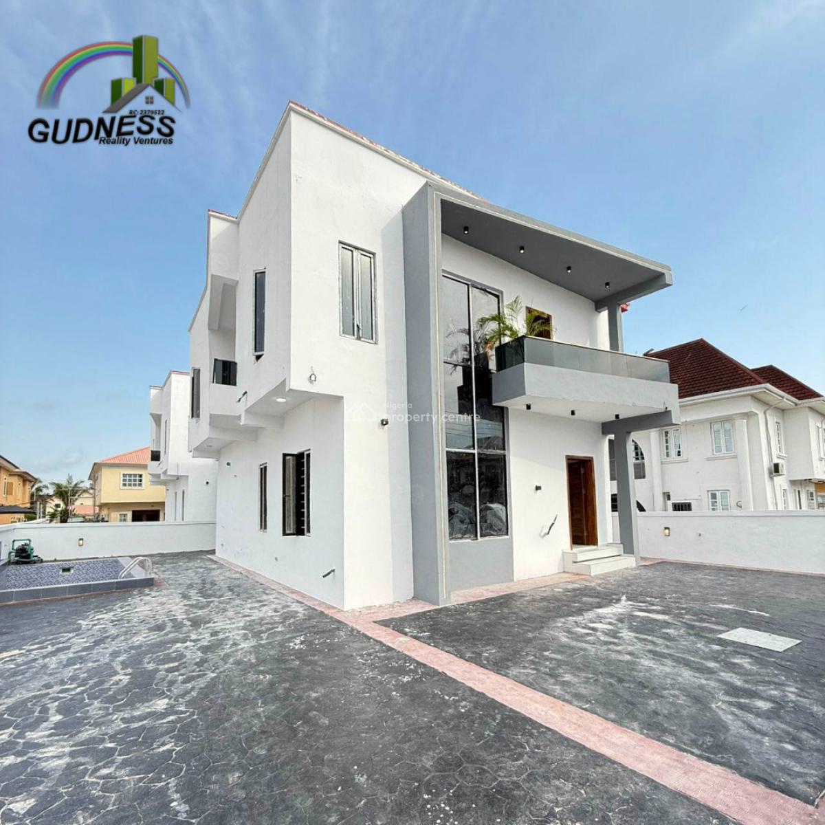 4 Bedroom Detached Duplex with a Pool in a Secured & Serviced Estate, Sangotedo, Ajah, Lagos, Detached Duplex for Sale